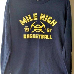 Denver Nuggets Mile High Long Sleeve Shirt